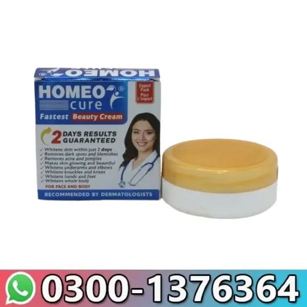 Homeo Cure Beauty Cream in Pakistan
